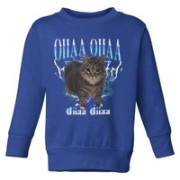 Oiia Oiia Cat Brainrot Toddler Sweatshirt