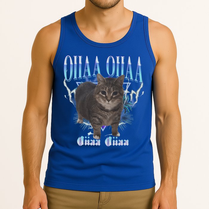 Oiia Oiia Cat Brainrot Tank Top