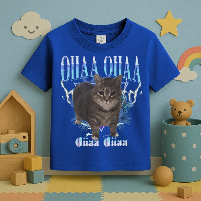 Oiia Oiia Cat Brainrot Toddler T-Shirt