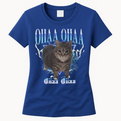 Oiia Oiia Cat Brainrot Womens T-Shirt