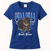 Oiia Oiia Cat Brainrot Womens T-Shirt
