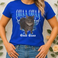 Oiia Oiia Cat Brainrot Womens T-Shirt