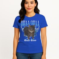 Oiia Oiia Cat Brainrot Womens T-Shirt
