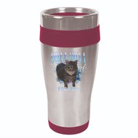 Oiia Oiia Cat Brainrot 16oz Travel Tumbler