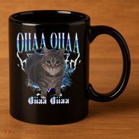 Oiia Oiia Cat Brainrot 11oz C Handle Ceramic Mug