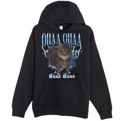 Oiia Oiia Cat Brainrot Premium Pullover Hoodie
