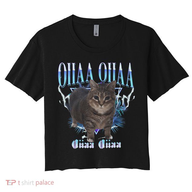 Oiia Oiia Cat Brainrot Crop Top