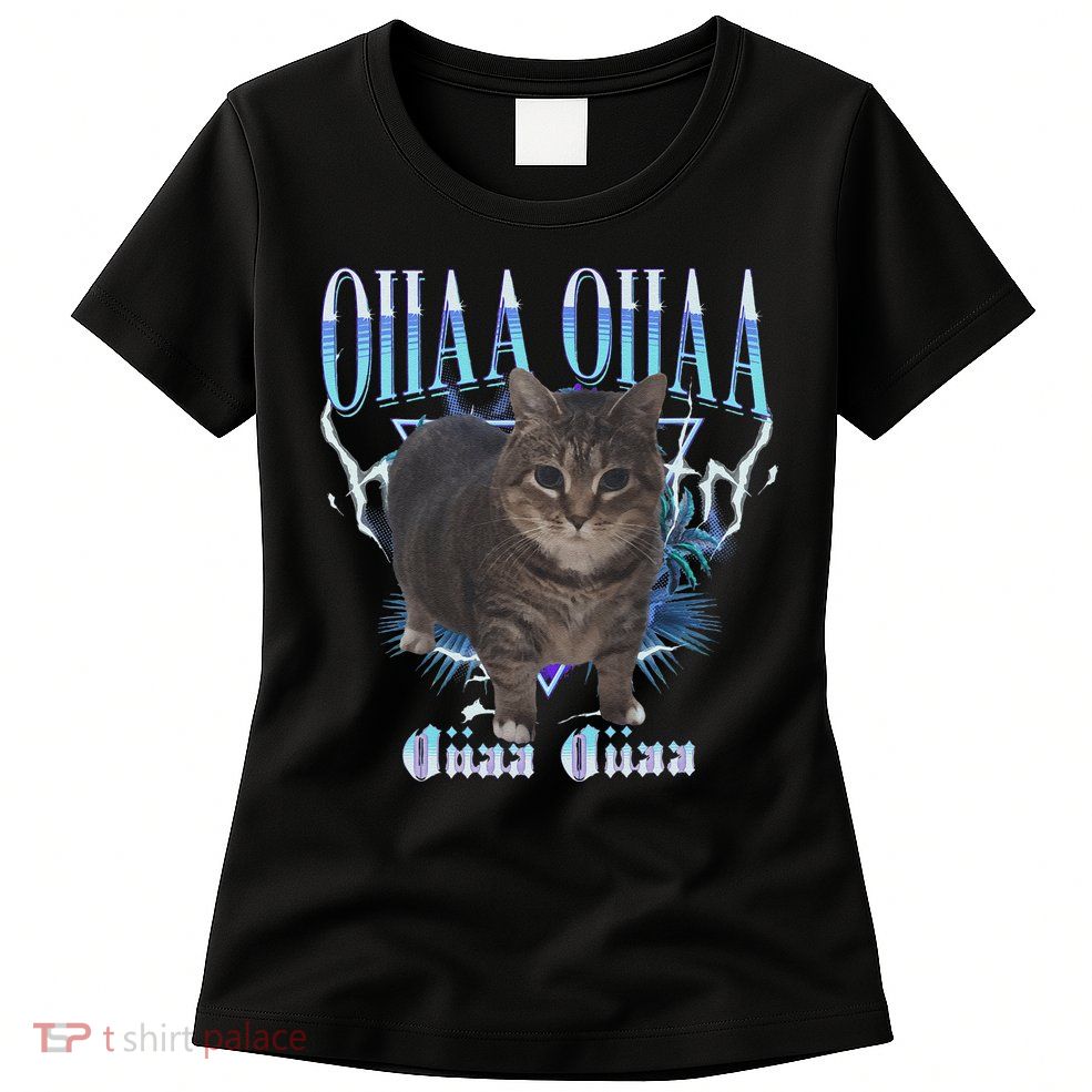 Oiia Oiia Cat Brainrot Womens T-Shirt