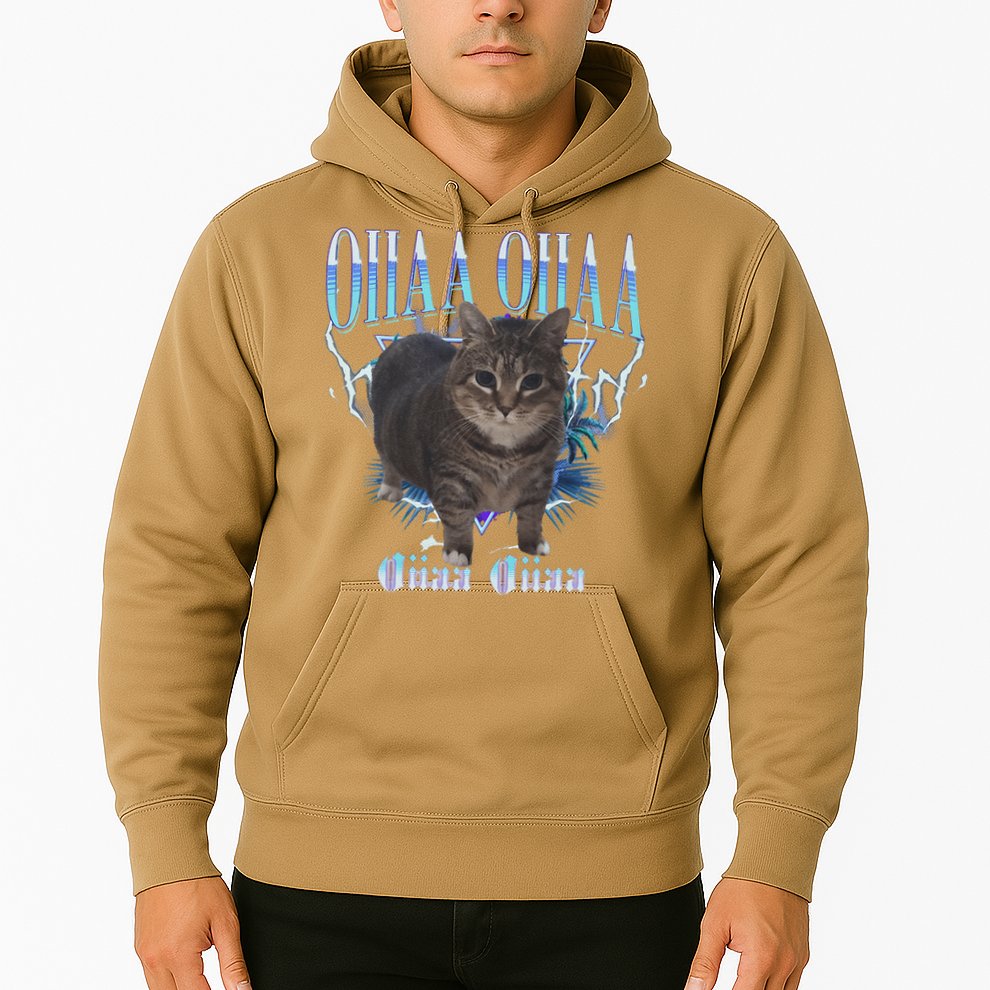 Oiia Oiia Cat Brainrot Hoodie