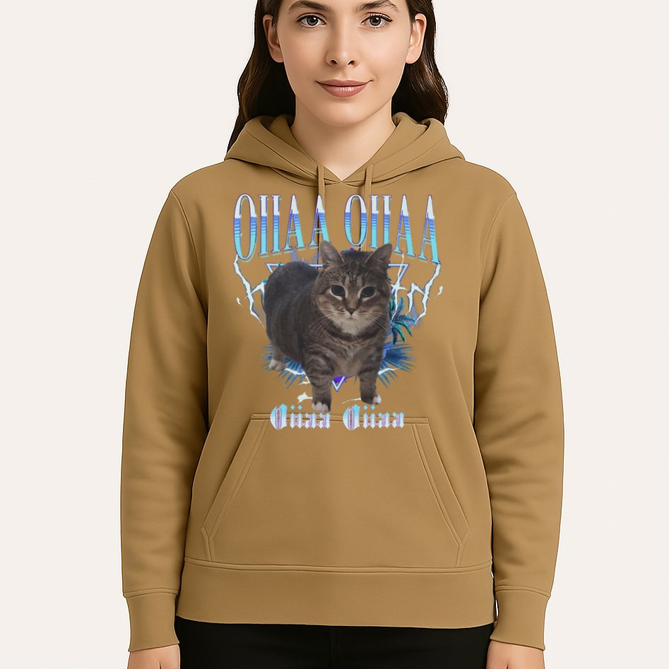 Oiia Oiia Cat Brainrot Hoodie