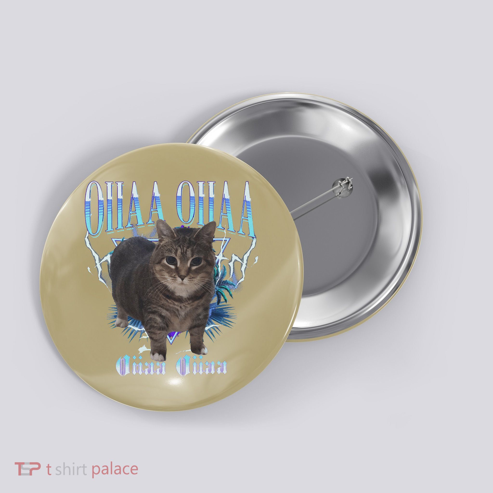 Oiia Oiia Cat Brainrot Button