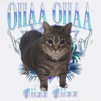 Oiia Oiia Cat Brainrot Garment-Dyed Sweatshirt
