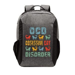 Ocd Obsessive Cat Disorder Funny Cat Lover Gift Vector Backpack