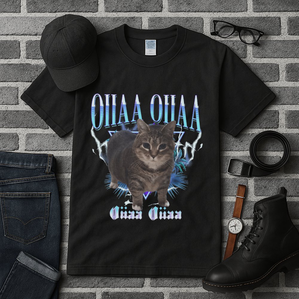 Oiia Oiia Cat Brainrot Tall T-Shirt