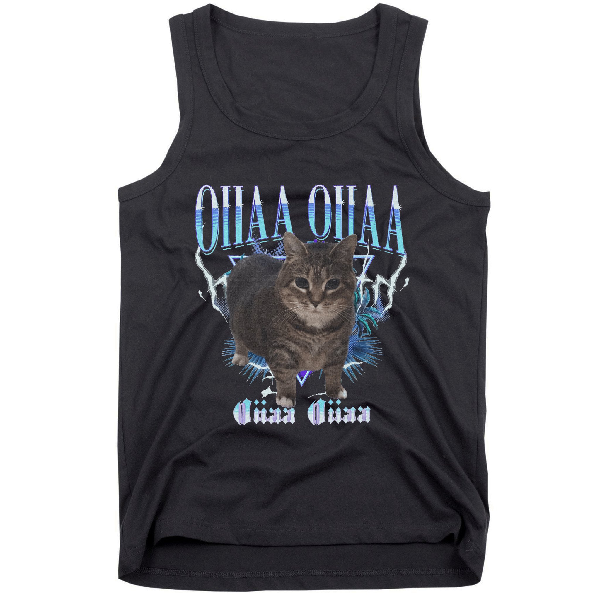 Oiia Oiia Cat Brainrot Tank Top