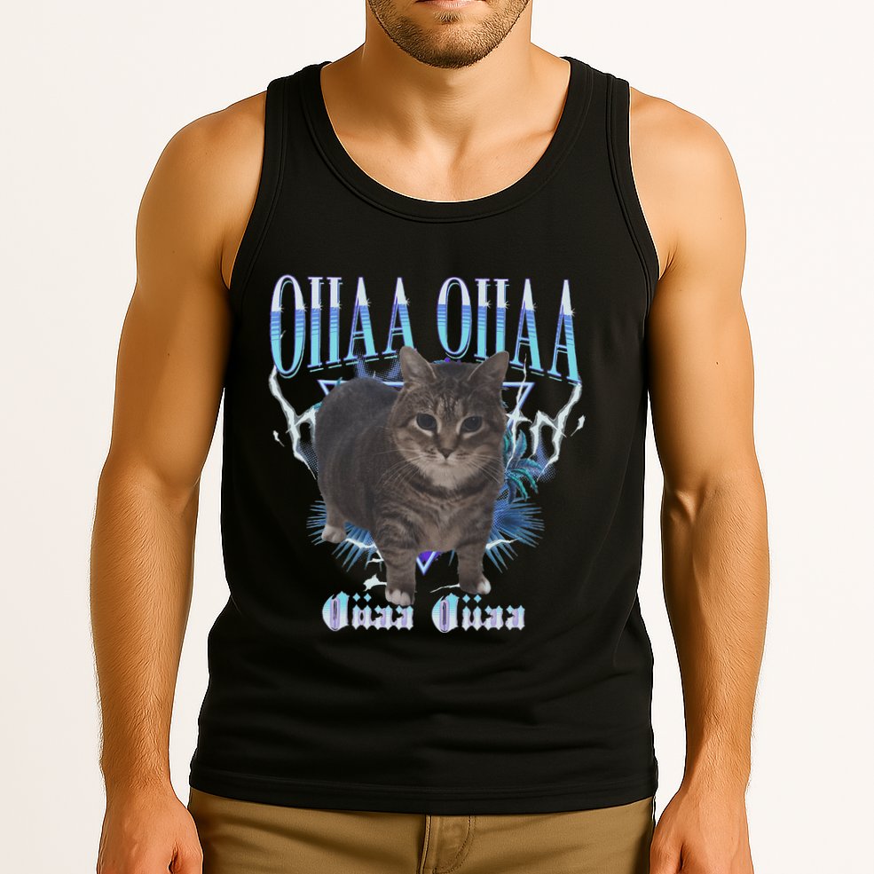 Oiia Oiia Cat Brainrot Tank Top