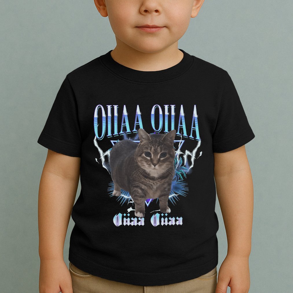 Oiia Oiia Cat Brainrot Toddler T-Shirt