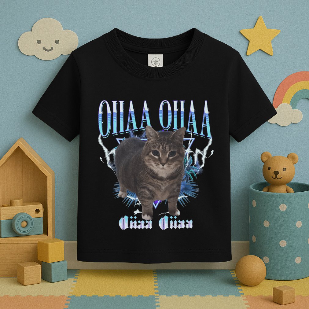 Oiia Oiia Cat Brainrot Toddler T-Shirt