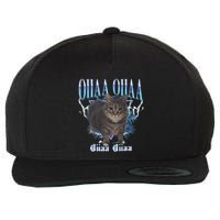Oiia Oiia Cat Brainrot Wool Snapback Cap