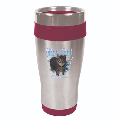 Oiia Oiia Cat Brainrot 16oz Travel Tumbler