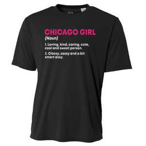 Out Of Chicago IL Illinois Funny Home Roots Cooling Performance Crew T-Shirt