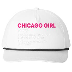 Out Of Chicago IL Illinois Funny Home Roots Snapback Five-Panel Rope Hat