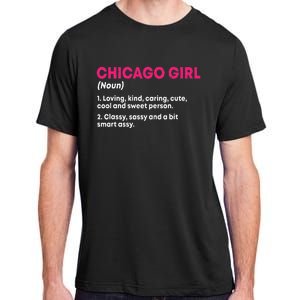 Out Of Chicago IL Illinois Funny Home Roots Adult ChromaSoft Performance T-Shirt