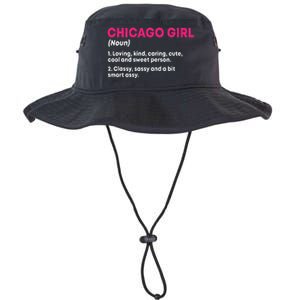 Out Of Chicago IL Illinois Funny Home Roots Legacy Cool Fit Booney Bucket Hat