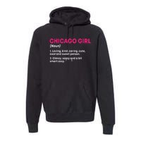 Out Of Chicago IL Illinois Funny Home Roots Premium Hoodie