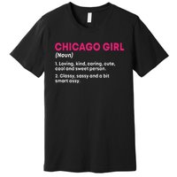 Out Of Chicago IL Illinois Funny Home Roots Premium T-Shirt