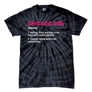 Out Of Chicago IL Illinois Funny Home Roots Tie-Dye T-Shirt