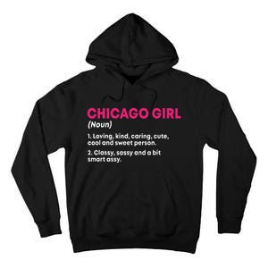 Out Of Chicago IL Illinois Funny Home Roots Tall Hoodie