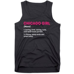 Out Of Chicago IL Illinois Funny Home Roots Tank Top