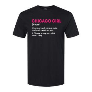 Out Of Chicago IL Illinois Funny Home Roots Softstyle CVC T-Shirt