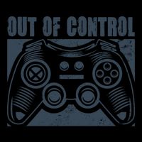 Out Of Control Funny Gaming Quote Retro Video Games Graphic Gift Impact Tech Backpack