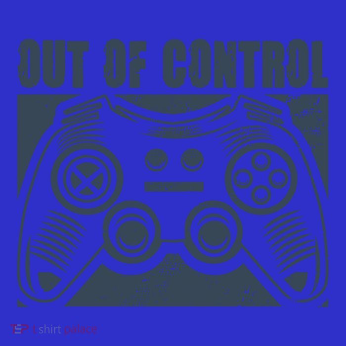 Out Of Control Funny Gaming Quote Retro Video Games Graphic Gift Tall T-Shirt