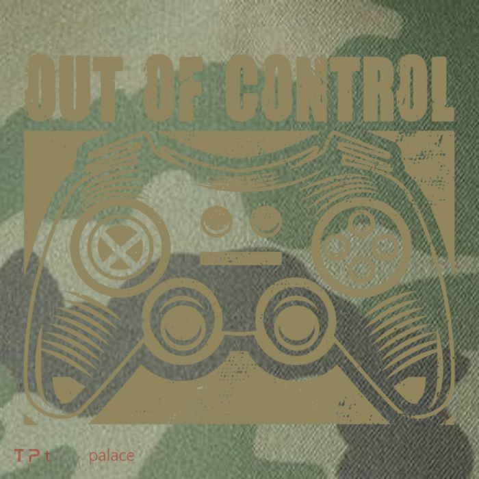 Out Of Control Funny Gaming Quote Retro Video Games Graphic Gift Legacy Tie Dye Trucker Hat