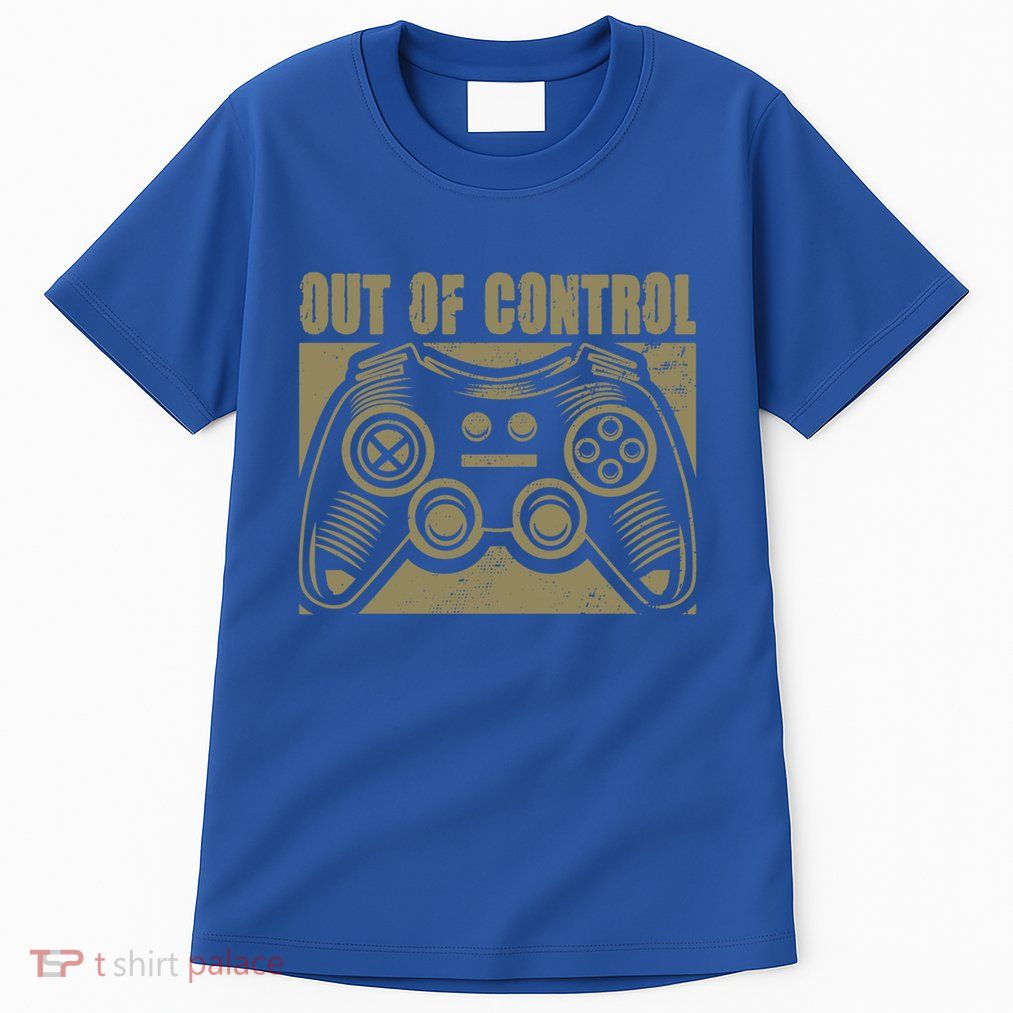 Out Of Control Funny Gaming Quote Retro Video Games Graphic Gift Tall T-Shirt