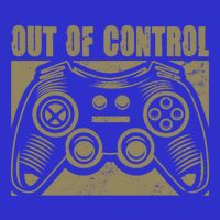 Out Of Control Funny Gaming Quote Retro Video Games Graphic Gift Mesh Reversible Basketball Jersey Tank