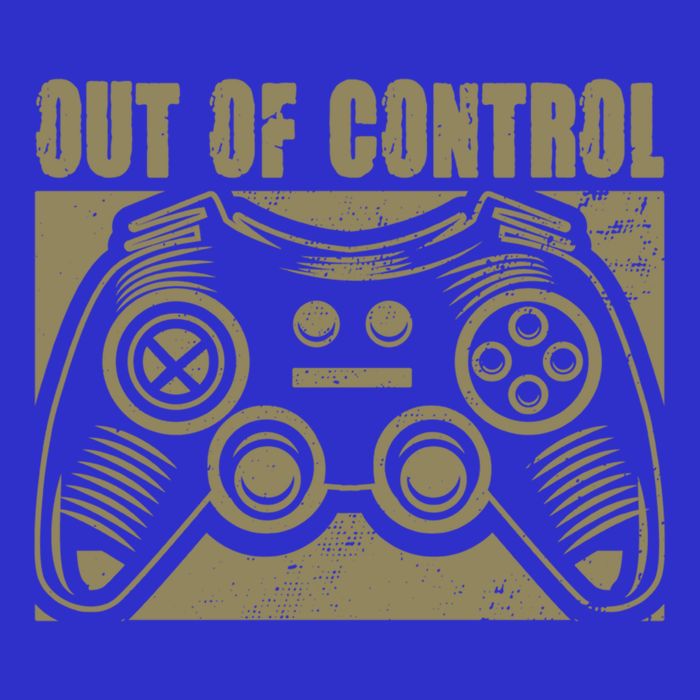 Out Of Control Funny Gaming Quote Retro Video Games Graphic Gift Mesh Reversible Basketball Jersey Tank