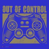 Out Of Control Funny Gaming Quote Retro Video Games Graphic Gift Visor