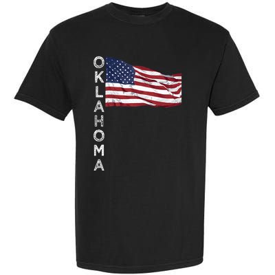 Ok Oklahoma City Sooner State Oklahoman Okie Tulsa Norman Garment-Dyed Heavyweight T-Shirt