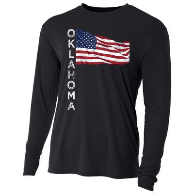 Ok Oklahoma City Sooner State Oklahoman Okie Tulsa Norman Cooling Performance Long Sleeve Crew