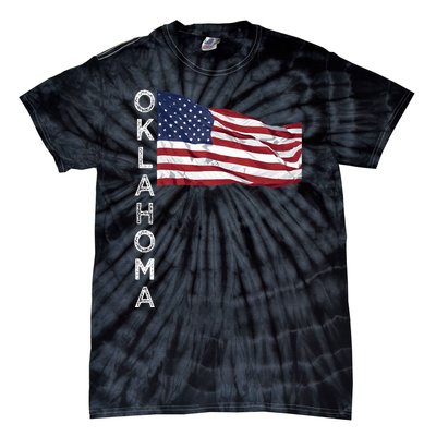 Ok Oklahoma City Sooner State Oklahoman Okie Tulsa Norman Tie-Dye T-Shirt