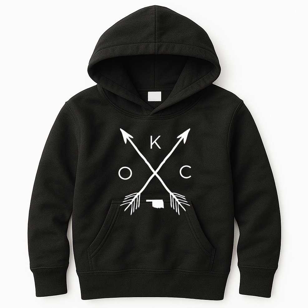 Okc Oklahoma City Oklahoma City Oklahoma Kids Hoodie
