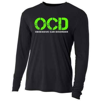 OCD Obsessive Car Disorder  Funny Car Lover Gift Cooling Performance Long Sleeve Crew