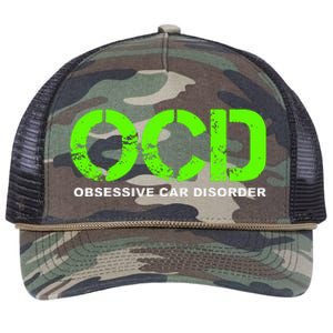 OCD Obsessive Car Disorder  Funny Car Lover Gift Retro Rope Trucker Hat Cap