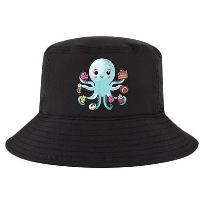funny Octopus shirts Octopus Cake Tentacles Marine Animals Children Cool Comfort Performance Bucket Hat