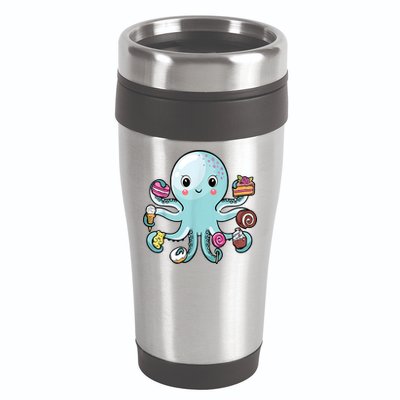 funny Octopus shirts Octopus Cake Tentacles Marine Animals Children 16oz Travel Tumbler