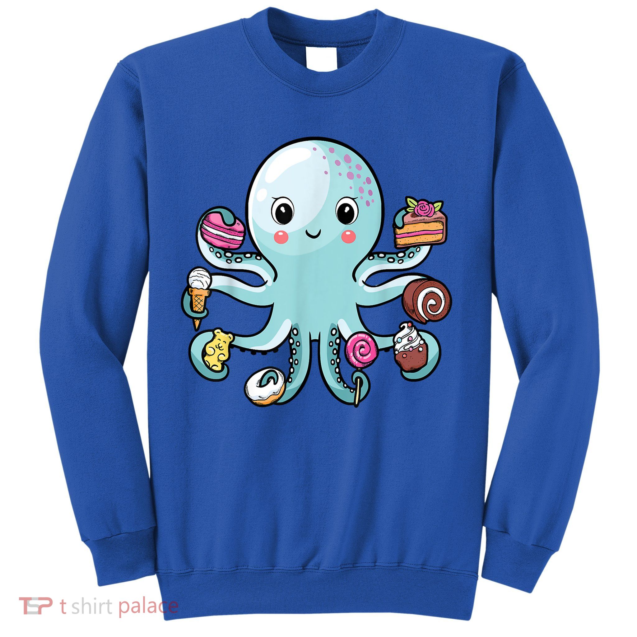 funny Octopus shirts Octopus Cake Tentacles Marine Animals Children Sweatshirt